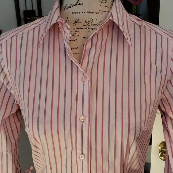 Express Fitted Stretch Blouse Size 6 - Picture 2 of 5